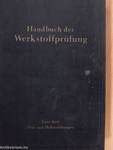 Handbuch der Werkstoffprüfung I. (töredék)