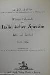 Kleines Lehrbuch der Italienischen Sprache 