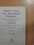 Webster's Third New International Dictionary of the English Language Unabridged I-III.