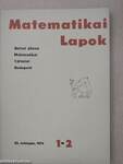 Matematikai Lapok 1974/1-4.