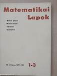 Matematikai Lapok 1977-1981.