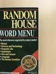 Random House Word Menu