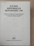 Etudes Historiques Hongroises 1980. I-II.