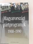 Magyarországi pártprogramok 1988-1990