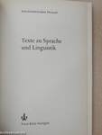 Texte zu Sprache und Linguistik