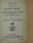 The gospel according to Saint Luke