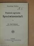 Finnisch-ugrische Sprachwissenschaft