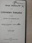 Abrégé d'histoire de la Littérature francaise