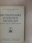 Dictionnaire d'ancien francais