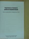 Importance of women's political empowerement