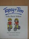 Topsy + Tim ride their bikes