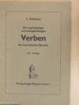 Die regelmässigen und unregelmässigen Verben der französischen Sprache