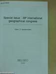 Special issue: 29th international geographical congress