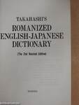 Takahashi's Romanized English-Japanese Dictionary