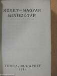 Német-magyar szótár (minikönyv)