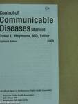 Control of Communicable Diseases Manual