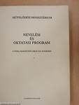 Nevelési és oktatási program