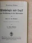 Psychologie und Logik zur Einführung in die Philosophie (gótbetűs)