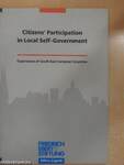 Citizens' Participation in Local Self-Government