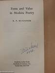 Form and Value in Modern Poetry