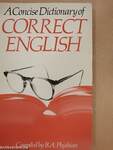 A Concise Dictionary of Correct English