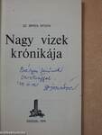 Nagy vizek krónikája (dedikált példány)