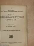 A budapesti IV. ker. közs. Eötvös József-reáliskola 1931. évi kirándulásának utiterve