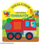 Táskás kifestő matricákkal - Teherautók