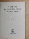 A Concise English Grammar for Foreign Students