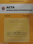 Acta Mineralogica-Petrographica XLII.