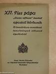 XII. Pius pápa apostoli körlevele a szentírásra vonatkozó tanulmányok időszerű ápolásáról