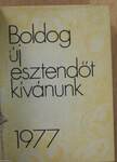 Boldog új esztendőt kívánunk 1977 (minikönyv)