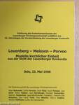 Leuenberg - Meissen - Porvoo/Modelle kirchlicher Einheit aus der Sicht der Leuenberger Konkordie - Oslo, 23. Mai 1998