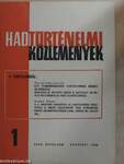 Hadtörténelmi Közlemények 1988/1-4.