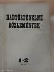 Hadtörténelmi közlemények 1958/1-2.