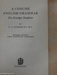 A Concise English Grammar for Foreign Students