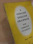 A Concise English Grammar for Foreign Students