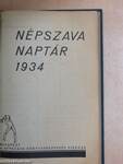 Népszava naptár 1934