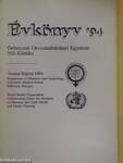 Debreceni Orvostudományi Egyetem Női Klinika Évkönyv '94