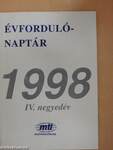 Évfordulónaptár 1998. IV. negyedév