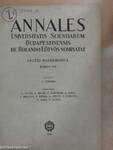 Annales Universitatis Scientiarum Budapestinensis de Rolando Eötvös nominatae VII.