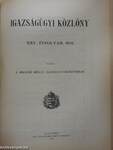 Igazságügyi Közlöny 1915. január-december/1916 (nem teljes évfolyam)