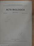 Acta Biologica Tomus XVI. Fasciculi 3-4.