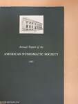 Annual Report of the American Numismatic Society for the period ending September 30, 1987