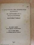 A magyar fül-orr-gégeorvosok egyesülete 1967. szeptember 8 és 9-i nagygyűlésének referátumai