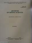 Archives of Mining Sciences 1992 Issue 1