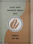 Az Eötvös József Tanítóképző Főiskola évkönyve 1981-1986