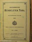 Magyarországi rendeletek tára 1927. VII-X.