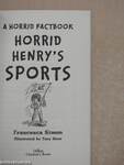 Horrid Henry's Sports