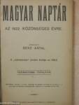 Magyar Naptár az 1922. közönséges évre
